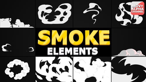 Animated Hand-Drawn Smoke, Fire, and Liquid Effects