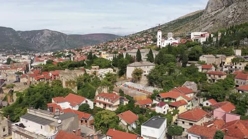 Mostar City, Luftaufnahme