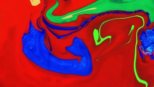 Abstract Swirling Paints Background