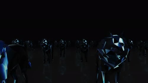 Wolf Neon 4k