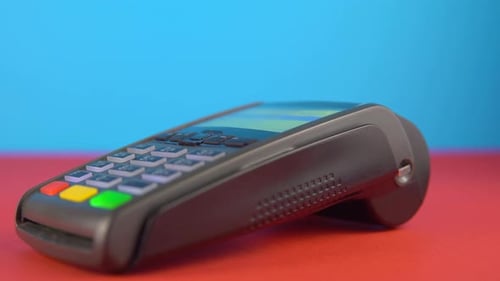 Inserting Credit Card Into a Card Reader