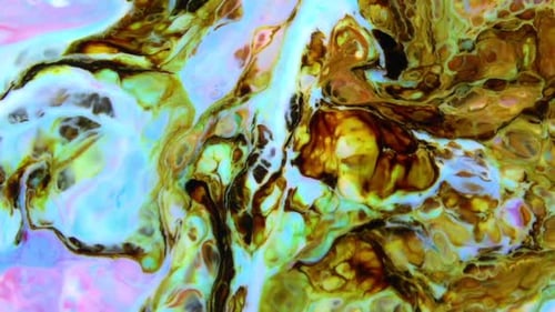 Psychedelic Galactic Paint Texture Background 194