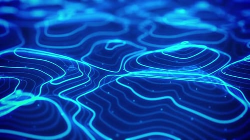 Digital Map Background