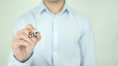 Brand Visibility, Writing On Transparent Screen