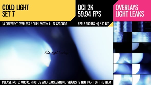 Cold Light Overlays (2K Set 7), Backgrounds Motion Graphics ft. leak ...