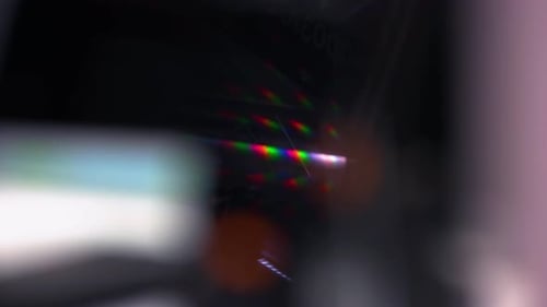 Abstract Lights in the Shop or a Supermarket