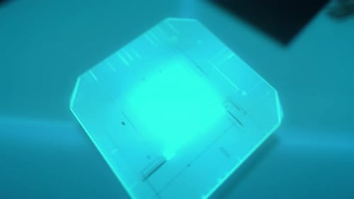 Application Security with Digital Technology Hitech Concept