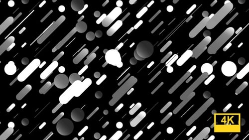 Black & White Lines Background 4K