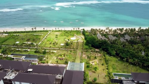 2.7K Bali Nusa Dua Beach Aerial