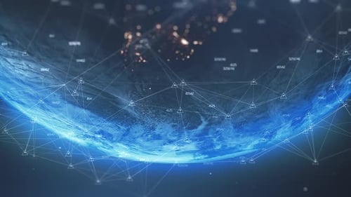 Cyber Technology Earth Globe 6