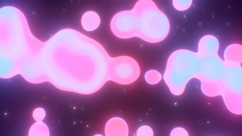Entspannende Lavalampe Liquid Bubble Blobs Flob Lob Slowly Glow Pink Light