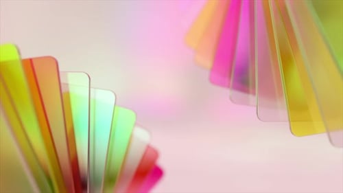 Colored Cards are Revealed in the Corners