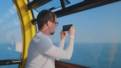 Cable Car Ride Over the Sea in Phu Quoc Vietnam
