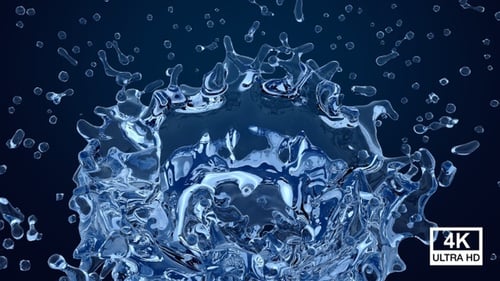 Dynamic Realistic Water Splash Reveal