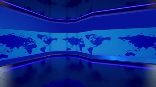 Virtual Set Studio For Chroma Footage