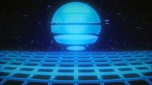 Loop Sun VJ Loop im Retro