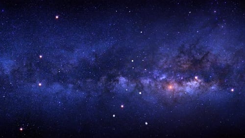 Campo de estrelas da nebulosa da galáxia espacial