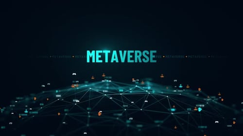 Globe numérique de jeu en ligne Metaverse 4K