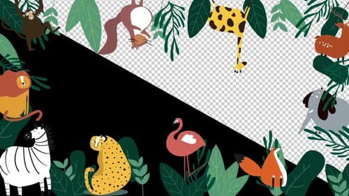 4K - World Of Animals Video Frame