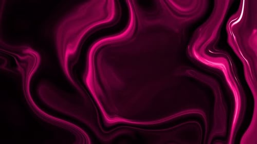 Abstract Pink Liquid Flowing Background Animation