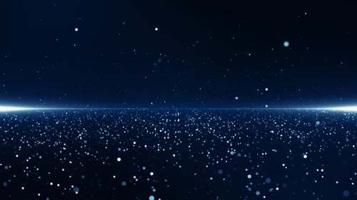 Blue cosmic vista Particles