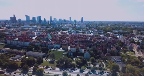 Aerial View Of Warsaw