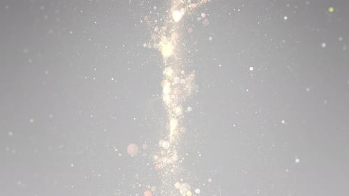 Glitzerndes Goldpartikel