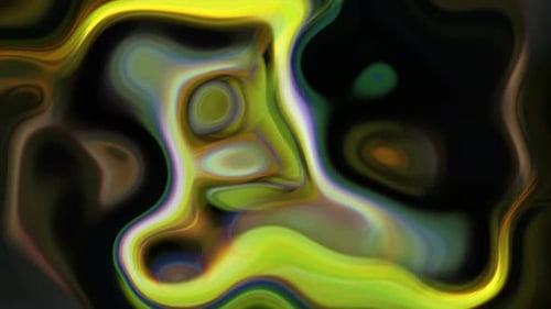 Abstract Colorful Fluid Liquid Glowing Wavy Motion Background