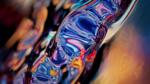 Dynamic Abstract Liquid Colorful Flow Background
