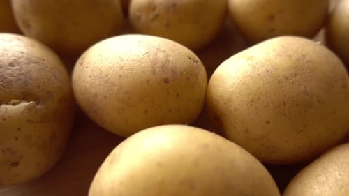 Close Up of Fresh Potatoes