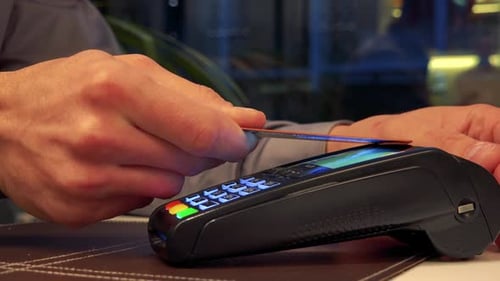Contactless Credit Card Payment on POS Terminal