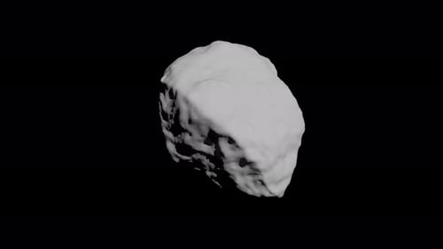 Asteroid im Deep Space Universe Black Space Kann nahtlos schleifen