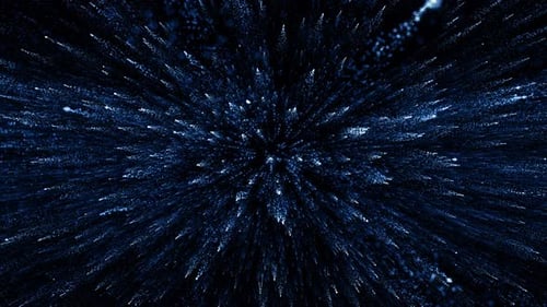 Into the Blue Abyss Particles