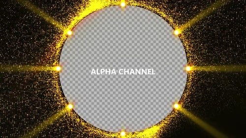 Glittering Gold Frame