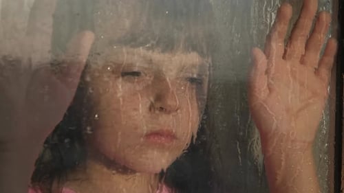Child in melancholy.