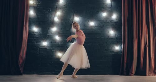 Hermosos movimientos de ballet: cambios de actitud