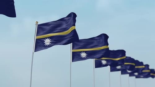 Nauru Flaggenreihe