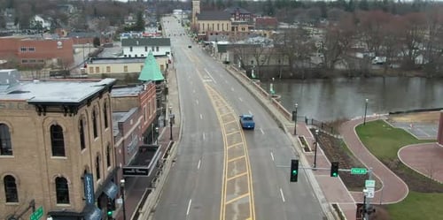 Main Street Businesses Shuttered - Covid-19 Pandemic