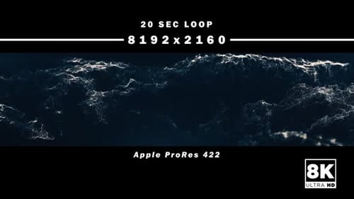 Abstract Clean Particles 8K