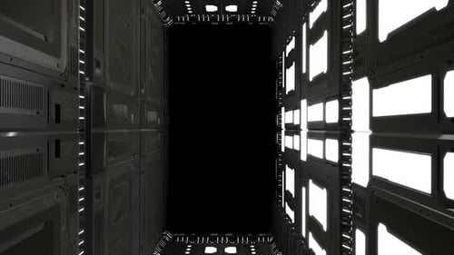 Fliegender Tunnelkorridor 02 HD