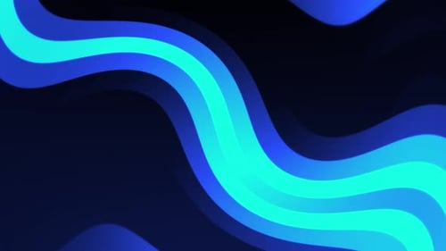 Abstract Flowing Waves Background Animation