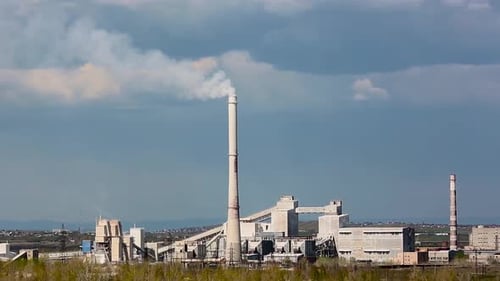 High Chimney of a Chemical Factory