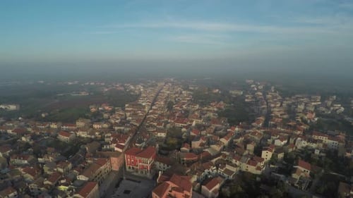 Vue aérienne de la ville de Vodnjan