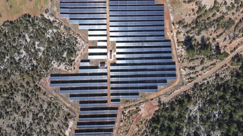 Solar Panel In The Field