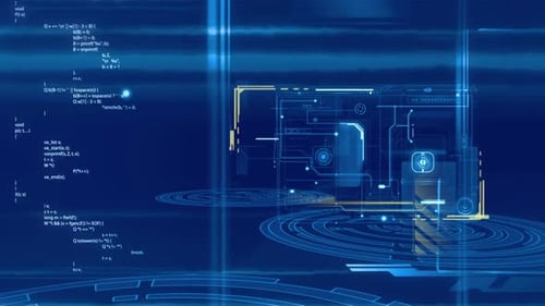 Zusammenfassung Technologie Bewegungshintergrund