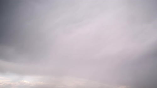 Time Lapse of Dark Clouds Clearing to Blue Sky