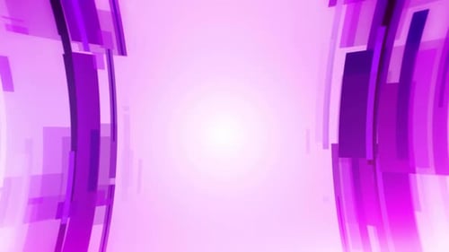 Abstract Technology Curve Overlapped Geometric