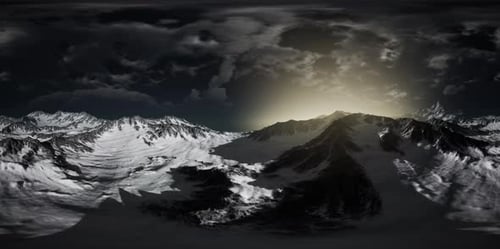 VR 360 Norway Mountains Severe Landscape