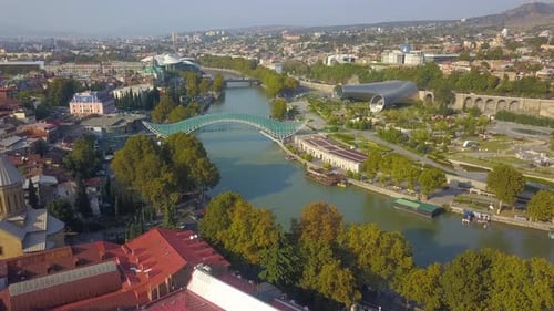 Tbilisi is the capital of the country of Georgia. Its cobblestoned old town reflects a long, complic