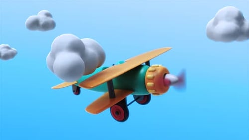 Spielzeug Flugzeug Flying 02 Loop